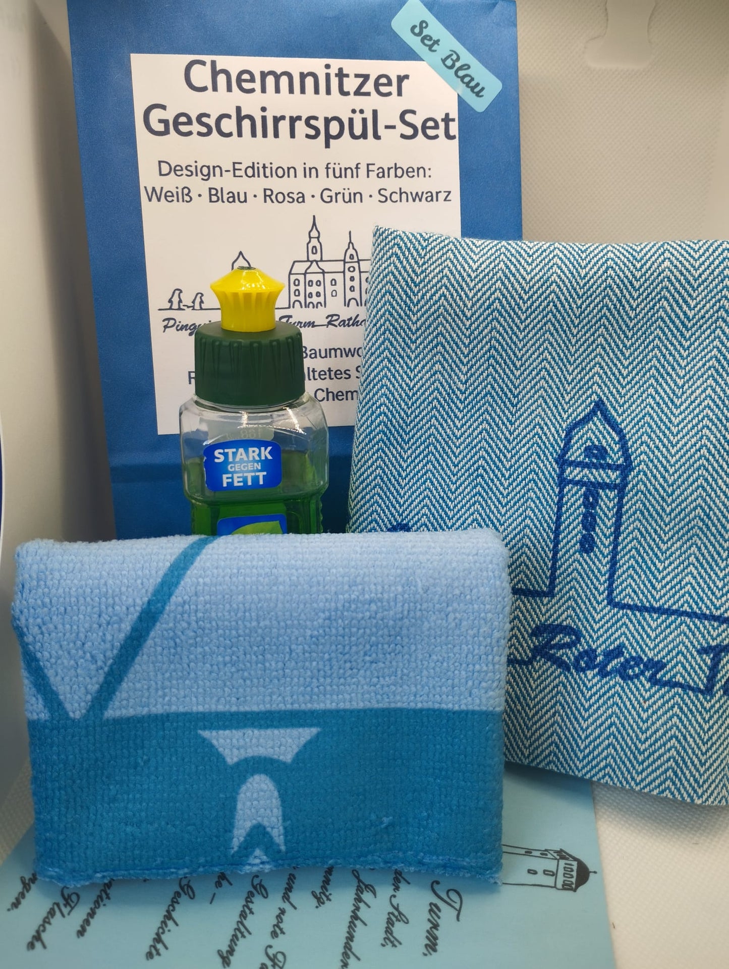 Chemnitzer Geschirr-Spülset - bringt frischen Schwung in die Küche!