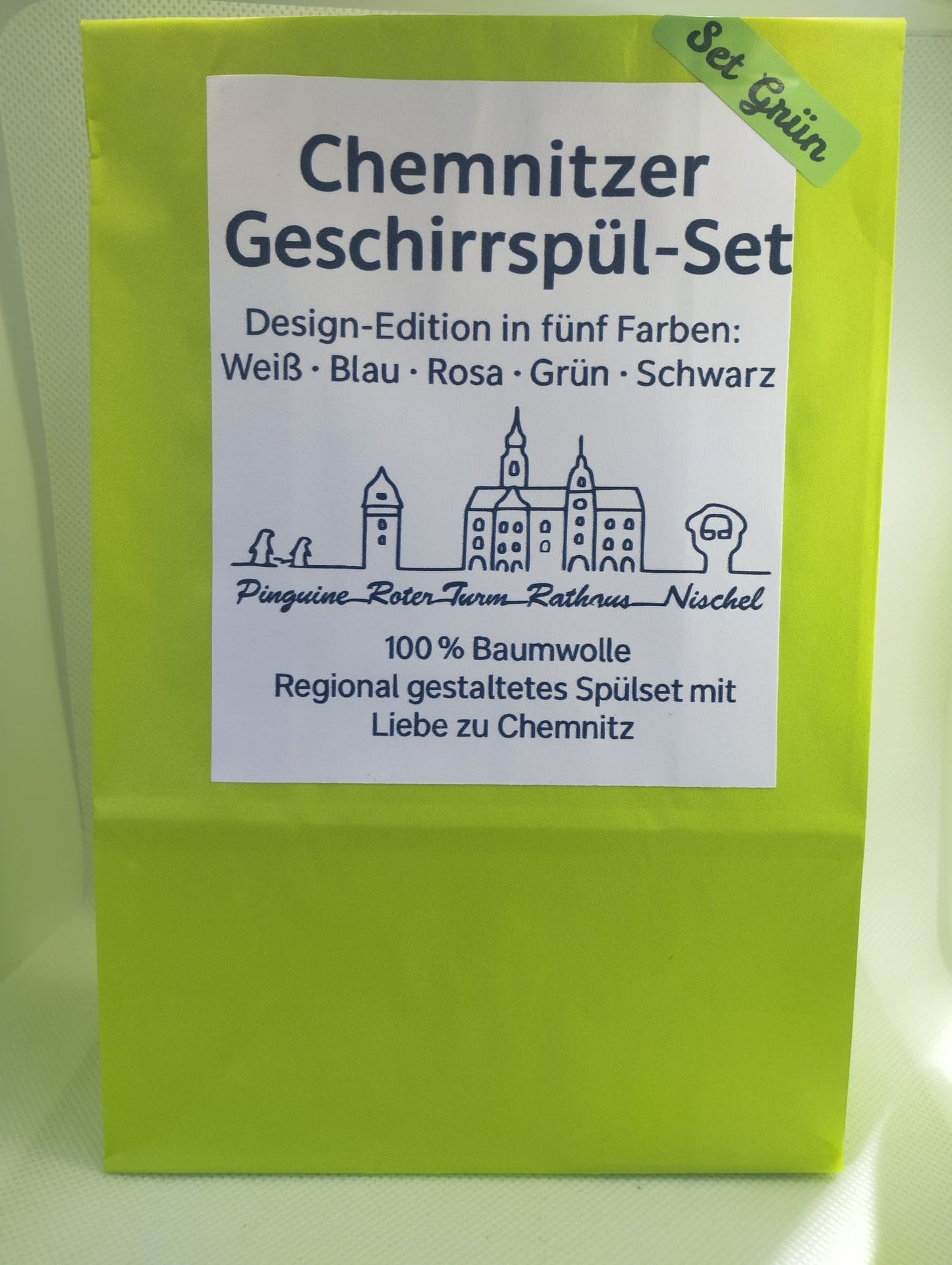 Chemnitzer Geschirr-Spülset - bringt frischen Schwung in die Küche!
