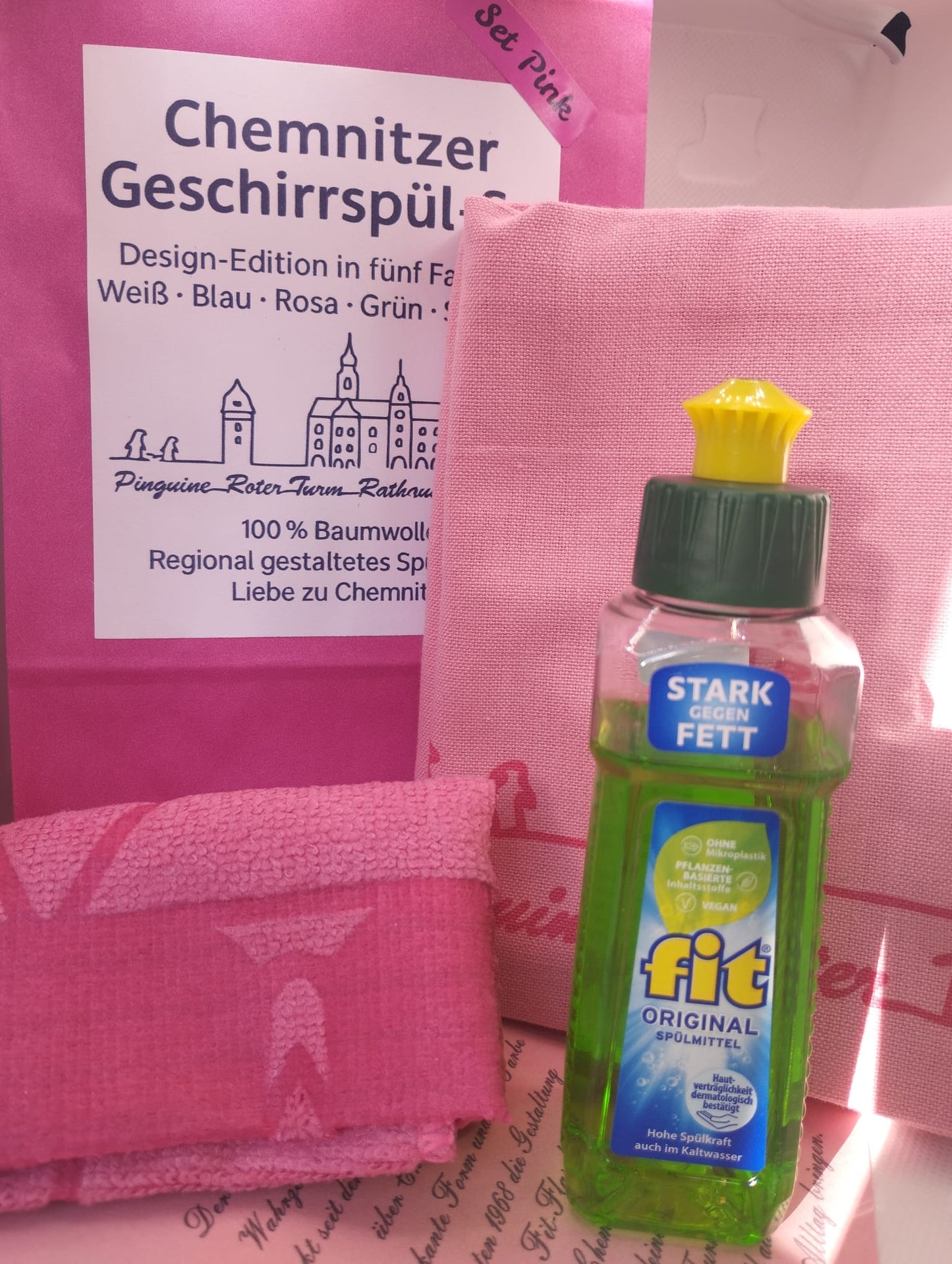 Chemnitzer Geschirr-Spülset - bringt frischen Schwung in die Küche!