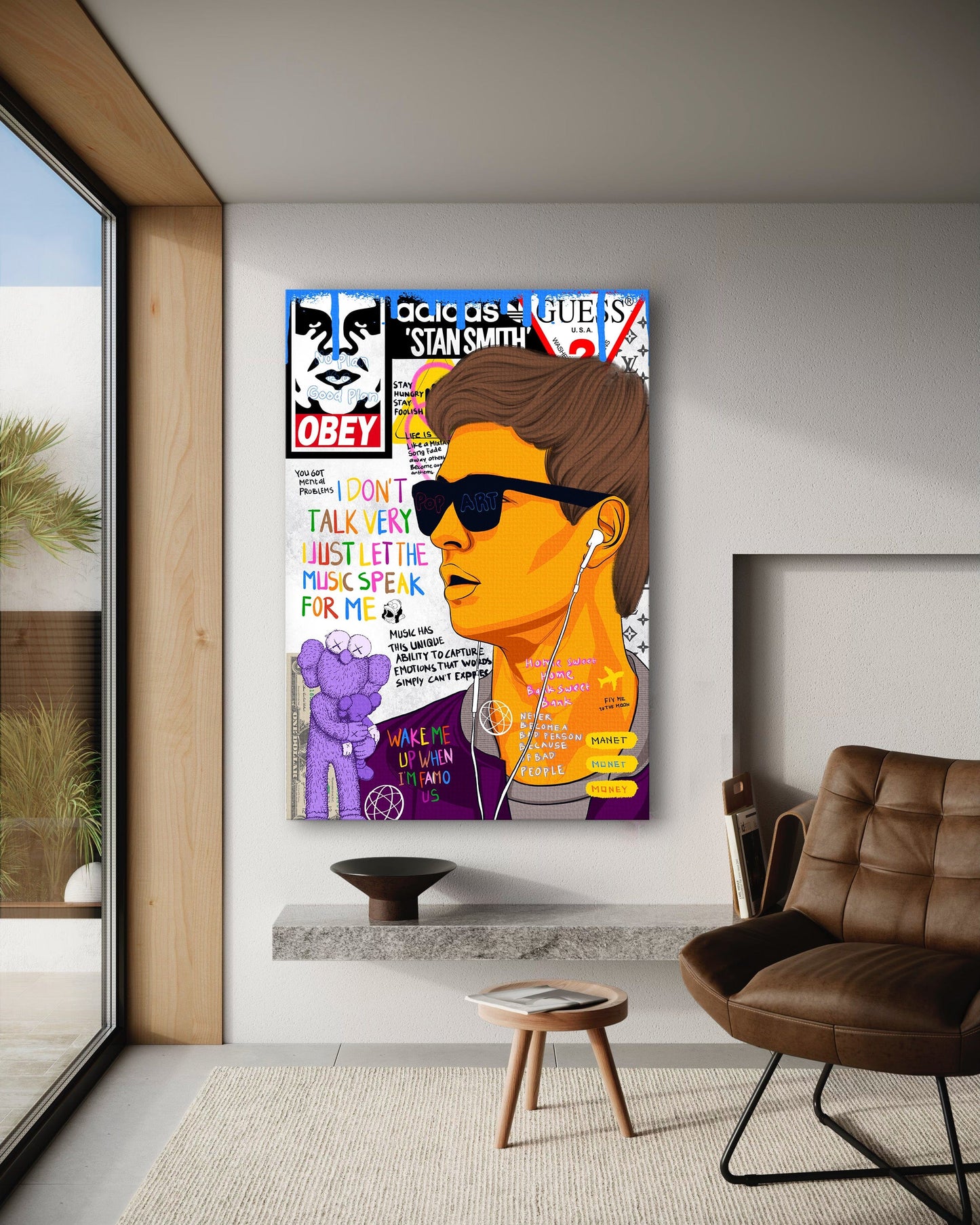 Baby Drive - Leinwandbild Pop Art
