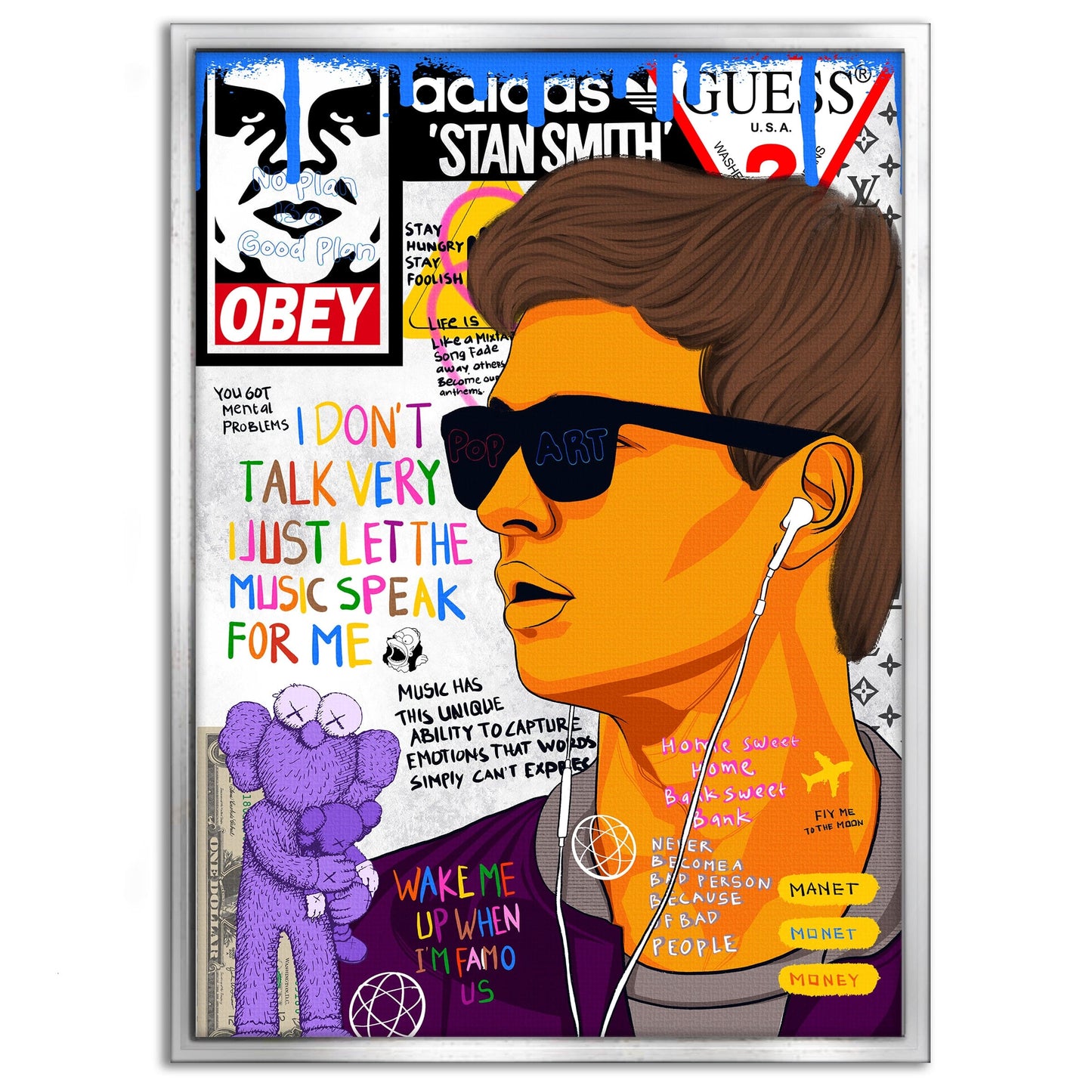 Baby Drive - Leinwandbild Pop Art