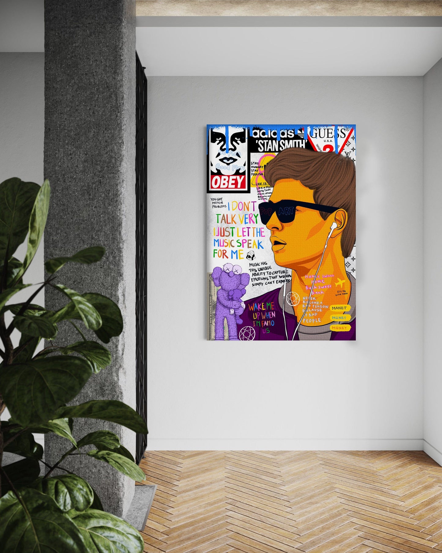 Baby Drive - Leinwandbild Pop Art