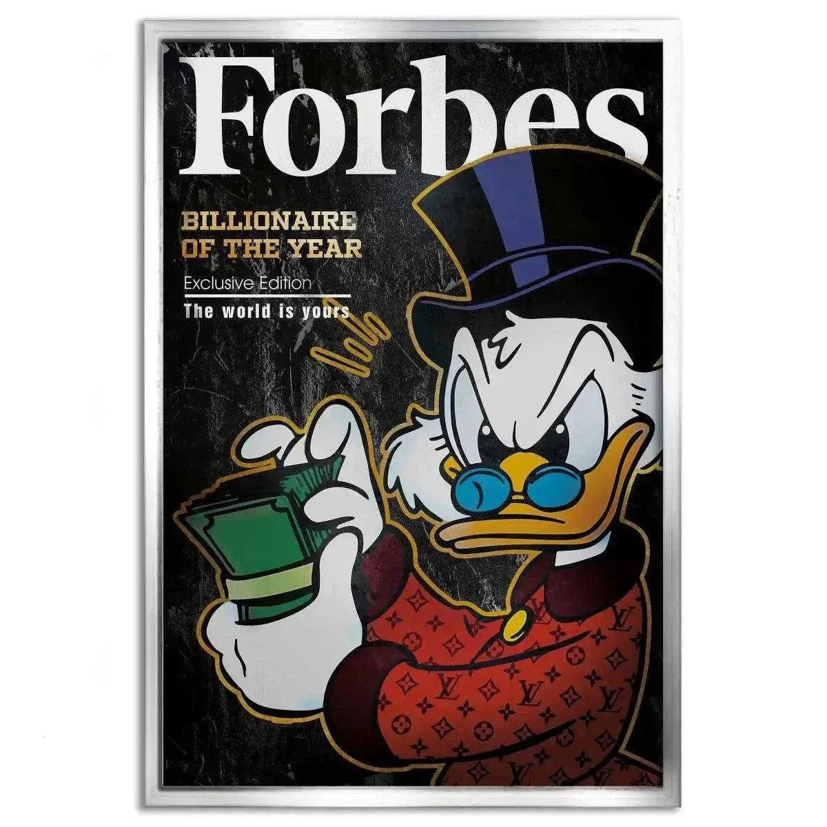 Billionaire of the year - Leinwandbild Motivation