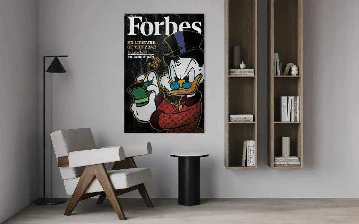 Billionaire of the year - Leinwandbild Motivation
