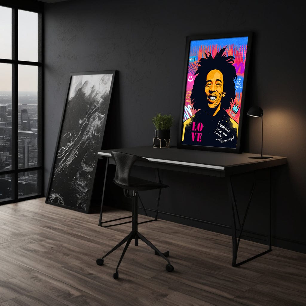 Bob Marley - Leinwandbild Pop Art