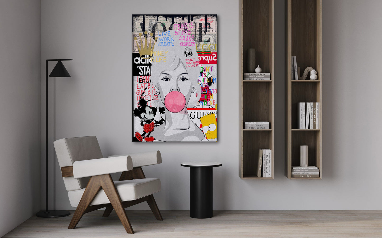 Brigitte Bardot - Leinwandbild Pop Art