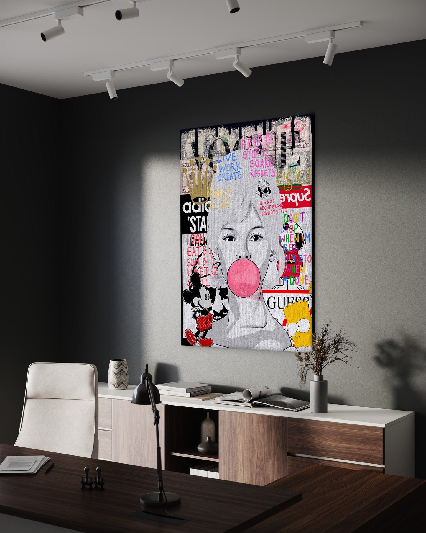 Brigitte Bardot - Leinwandbild Pop Art