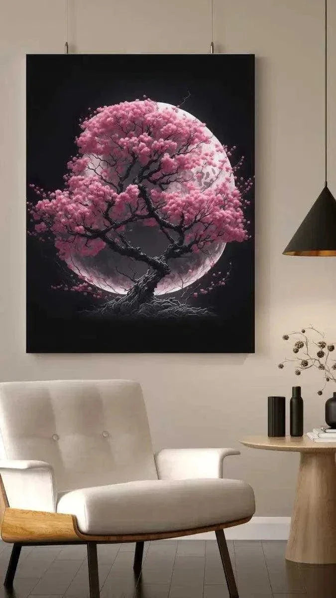 Cherry Blossom Tree - Leinwandbild Japanisch