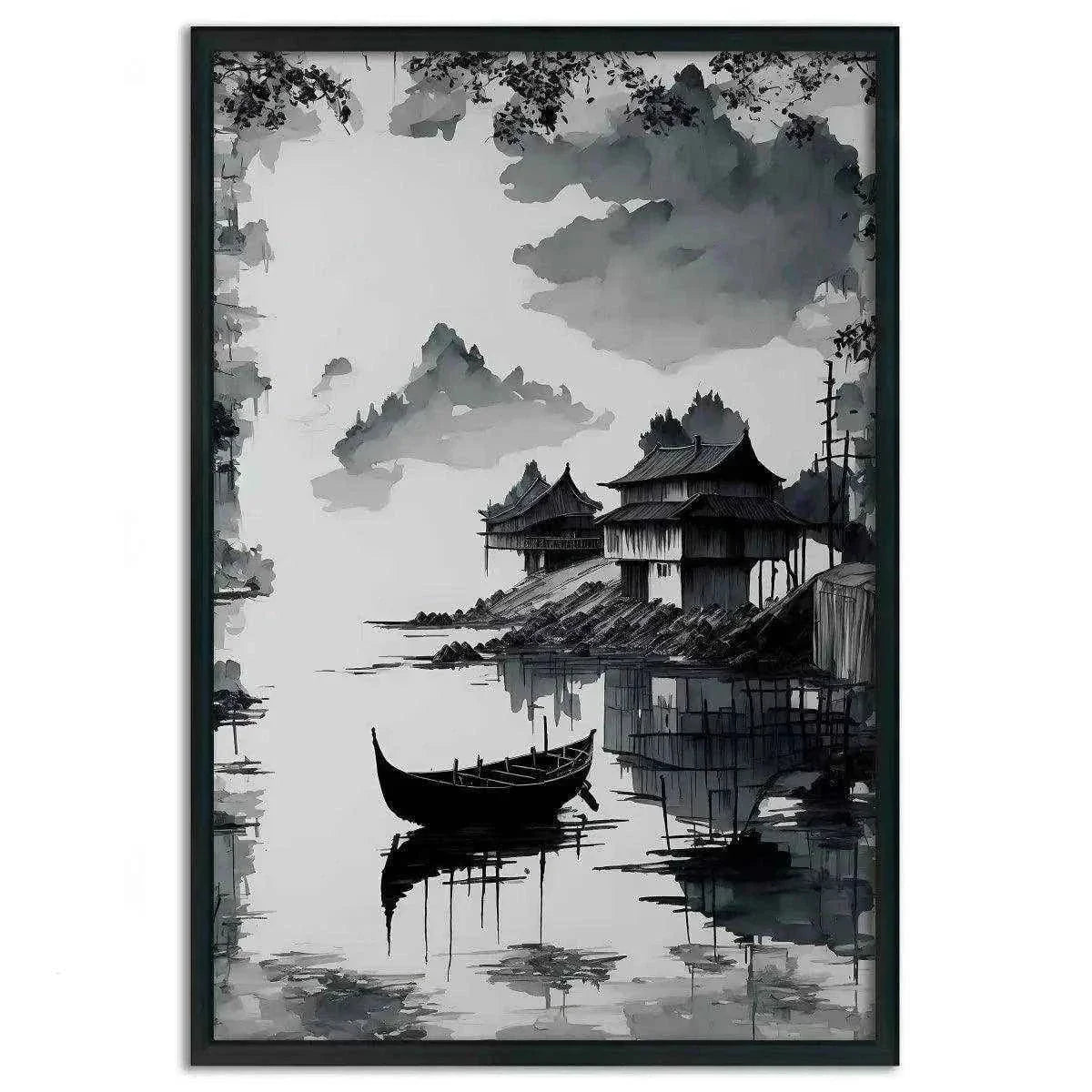 Deep Sea - Leinwandbild Japanisch