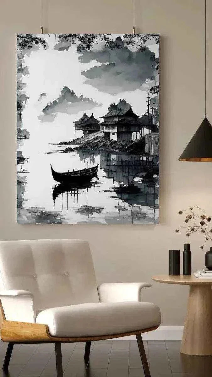 Deep Sea - Leinwandbild Japanisch