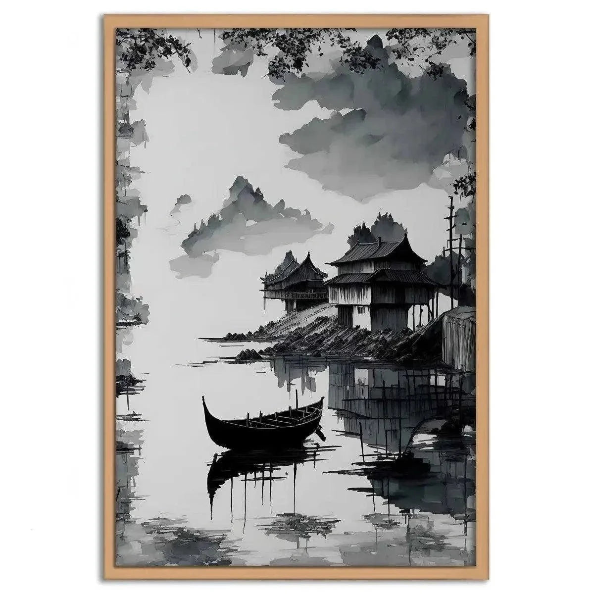 Deep Sea - Leinwandbild Japanisch