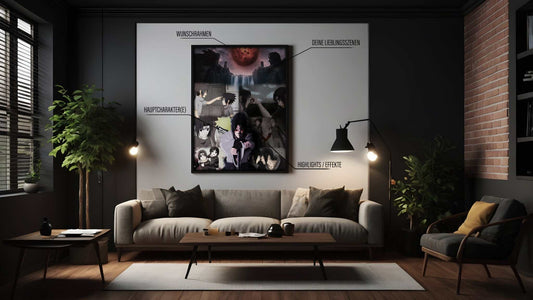 Personalisiertes Anime Leinwandbild - Dein eigenes Motiv - Made by SimpleCanvas