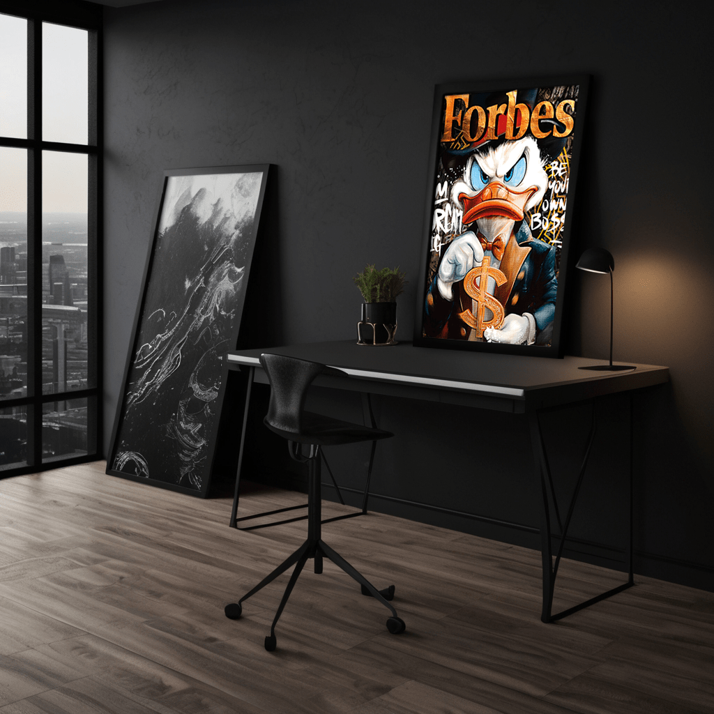 Dollar Dagobert FORBES - Leinwandbild Pop Art / Motivation