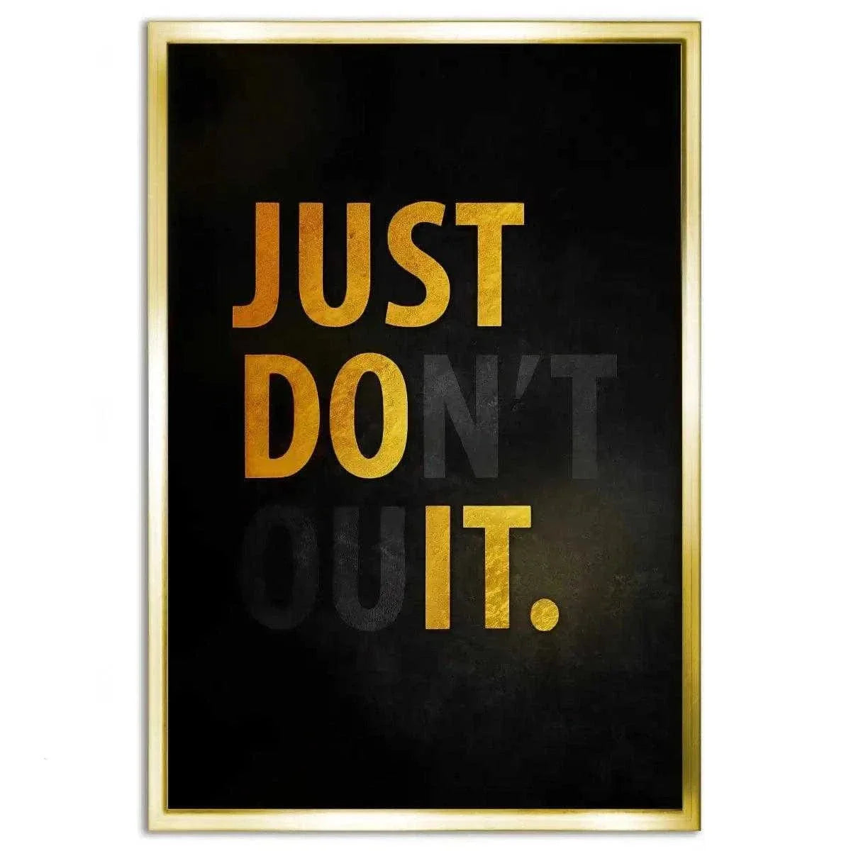 Don't quit - Leinwandbild Motivation