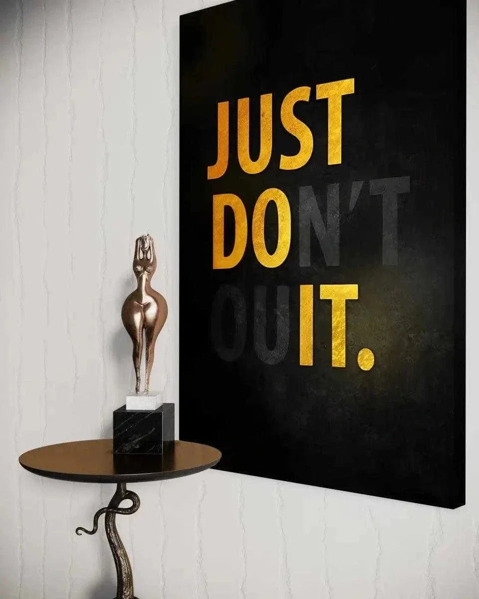 Don't quit - Leinwandbild Motivation