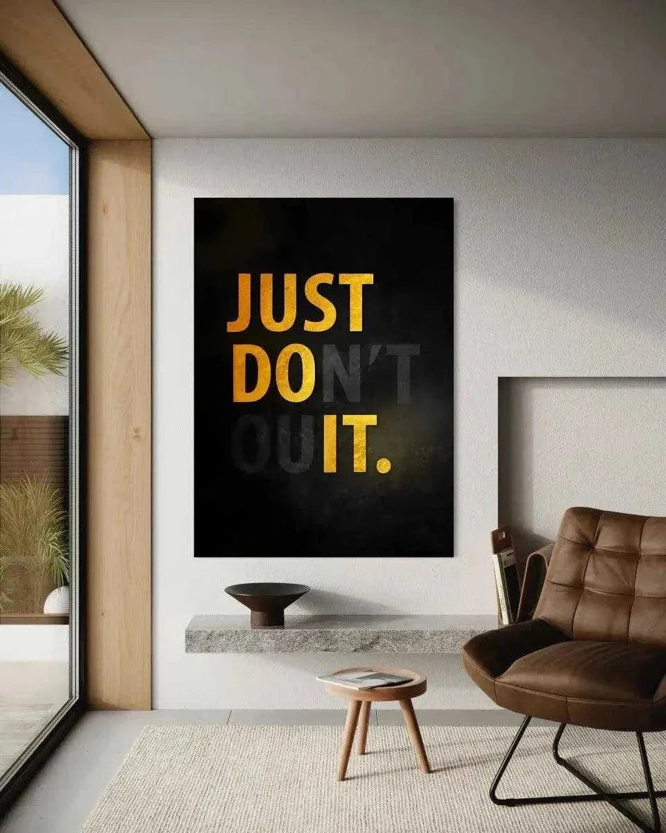 Don't quit - Leinwandbild Motivation