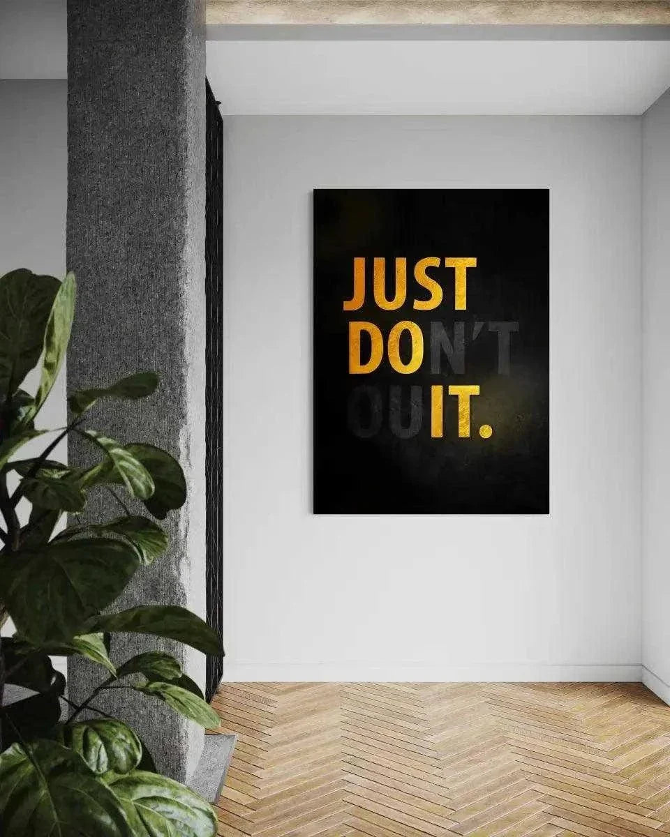 Don't quit - Leinwandbild Motivation
