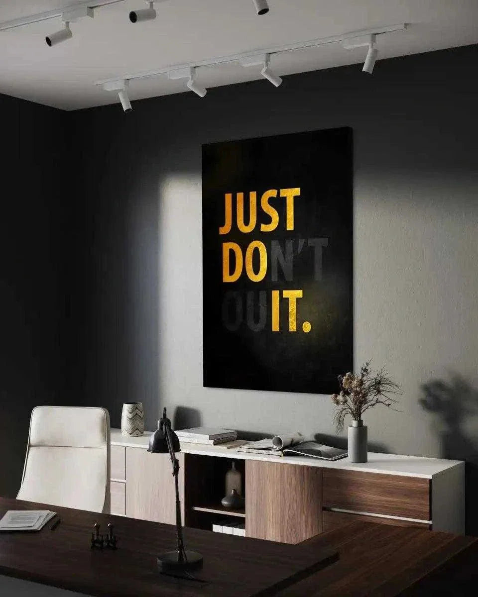 Don't quit - Leinwandbild Motivation