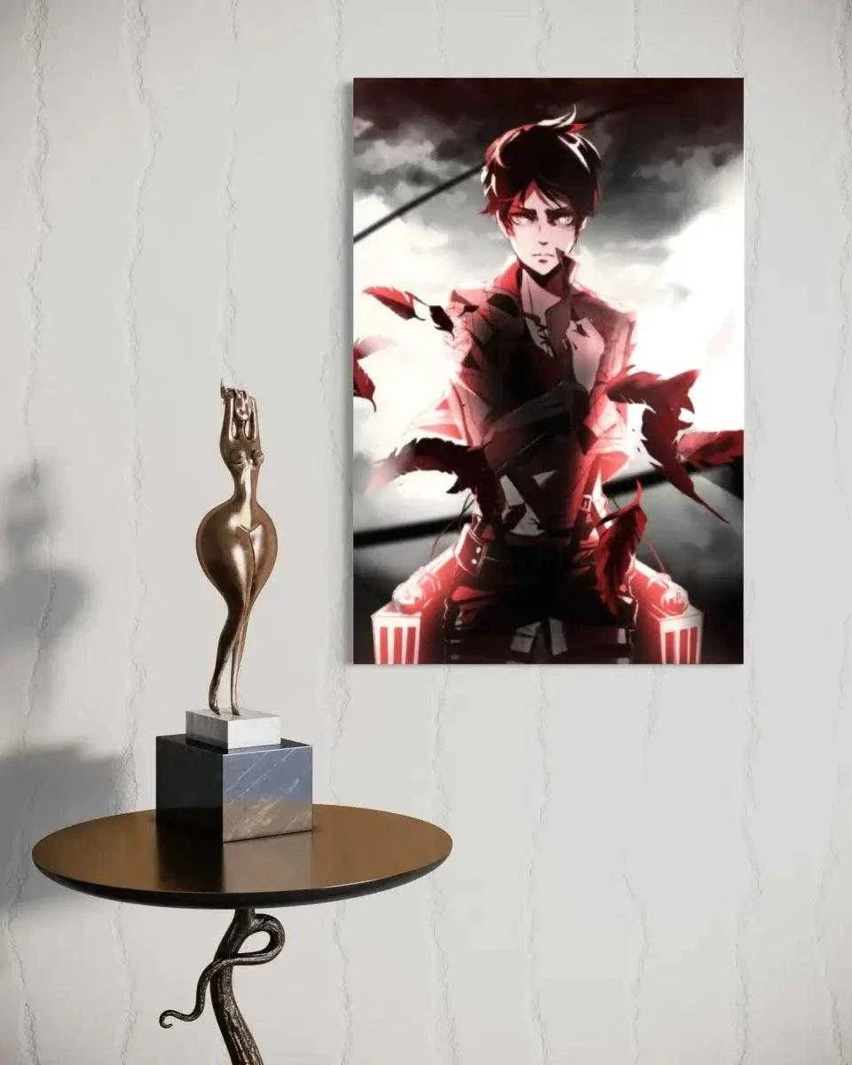Eren Jaeger - Attack on Titan - Anime Leinwandbild