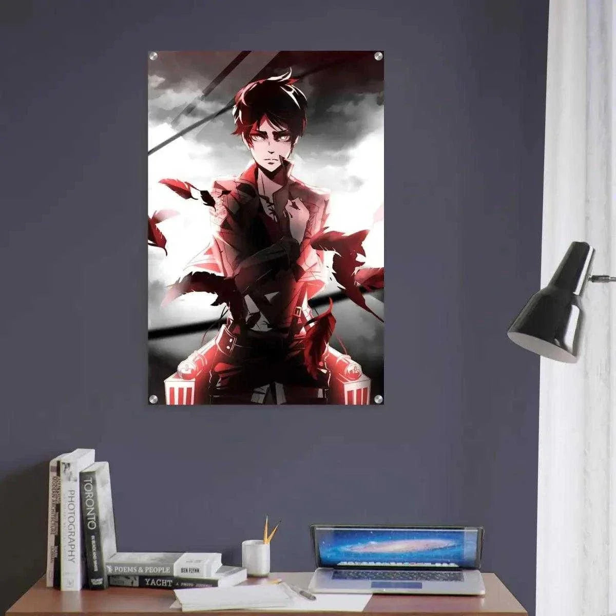Eren Jaeger - Attack on Titan - Anime Leinwandbild