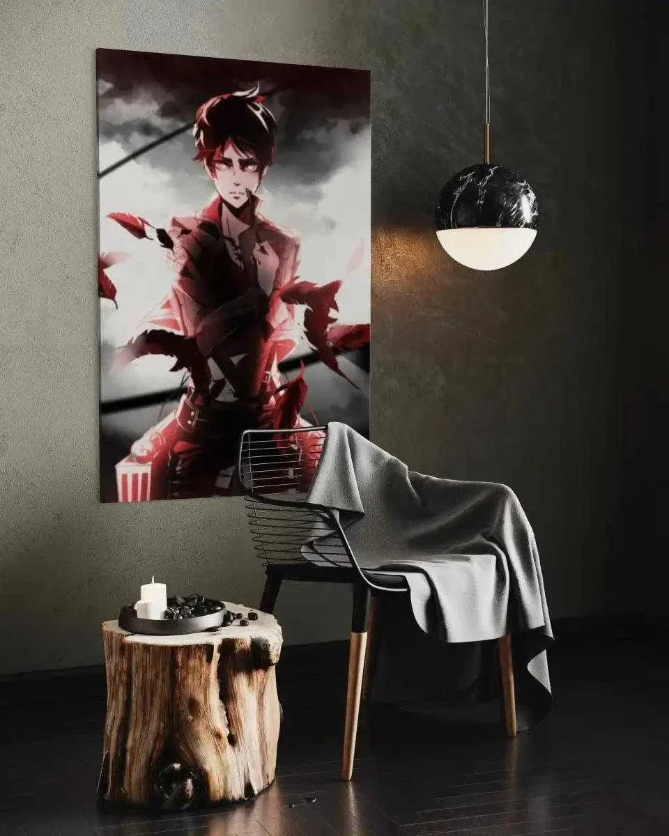 Eren Jaeger - Attack on Titan - Anime Leinwandbild