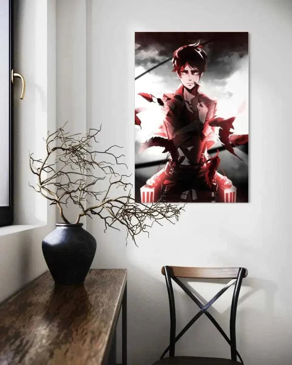 Eren Jaeger - Attack on Titan - Anime Leinwandbild