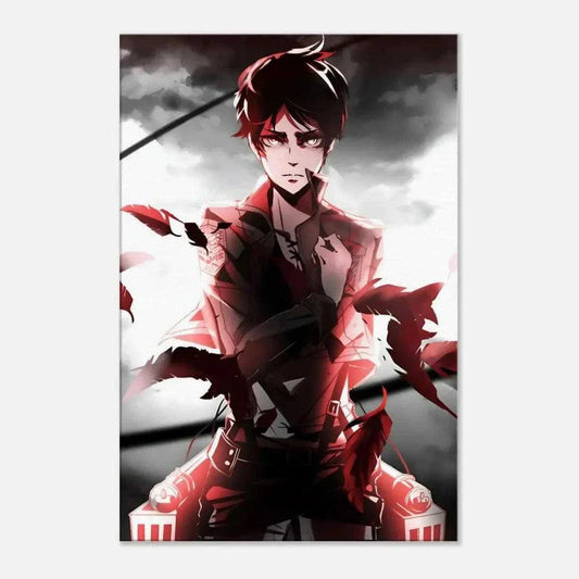 Eren Jaeger - Attack on Titan - Anime Leinwandbild