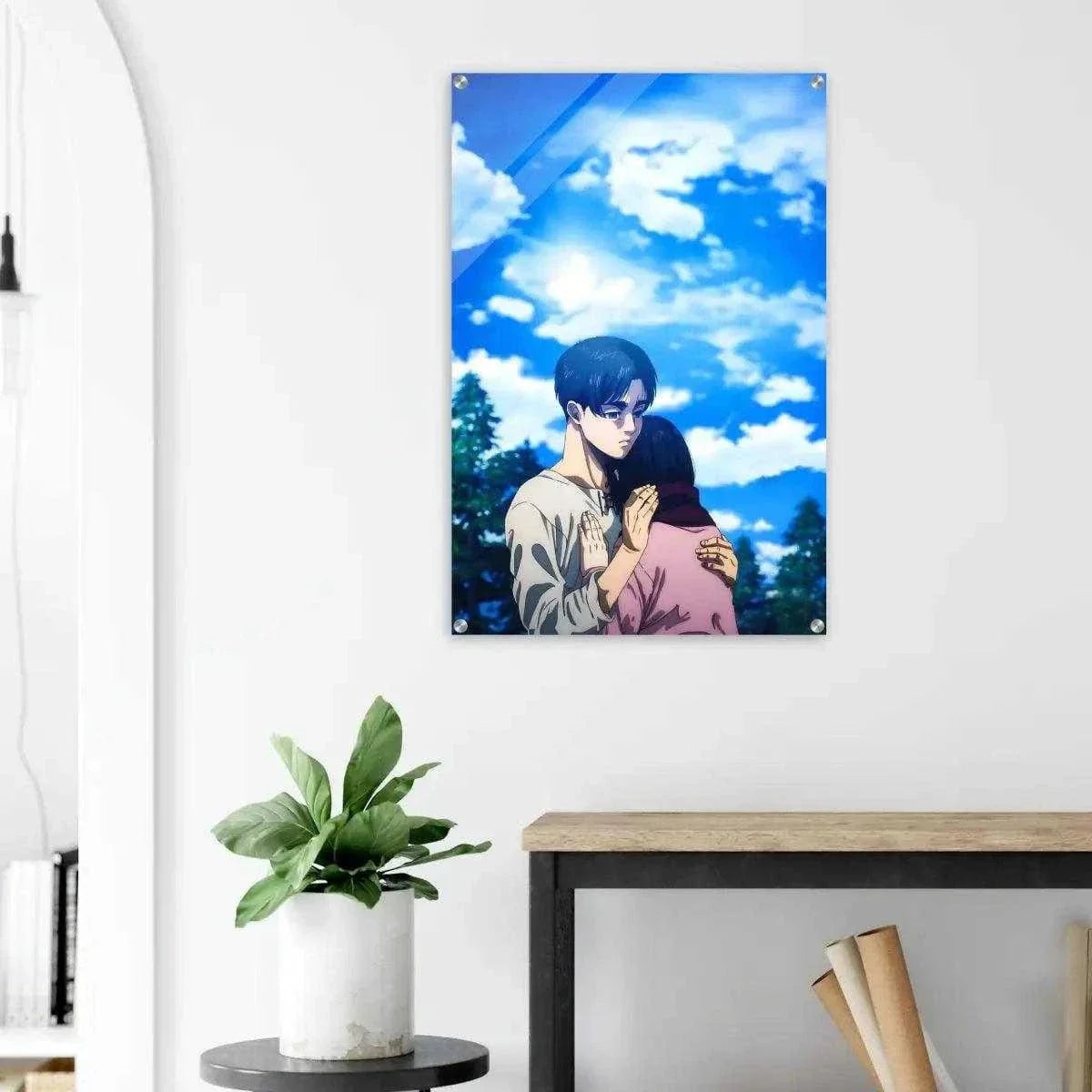 Eren & Mikasa - Anime Leinwandbild