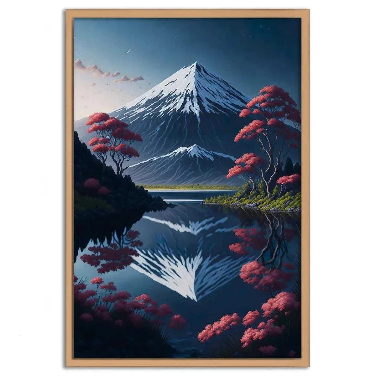 Fuji - Leinwandbild Japanisch