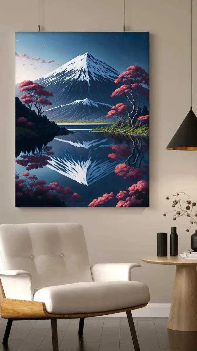 Fuji - Leinwandbild Japanisch