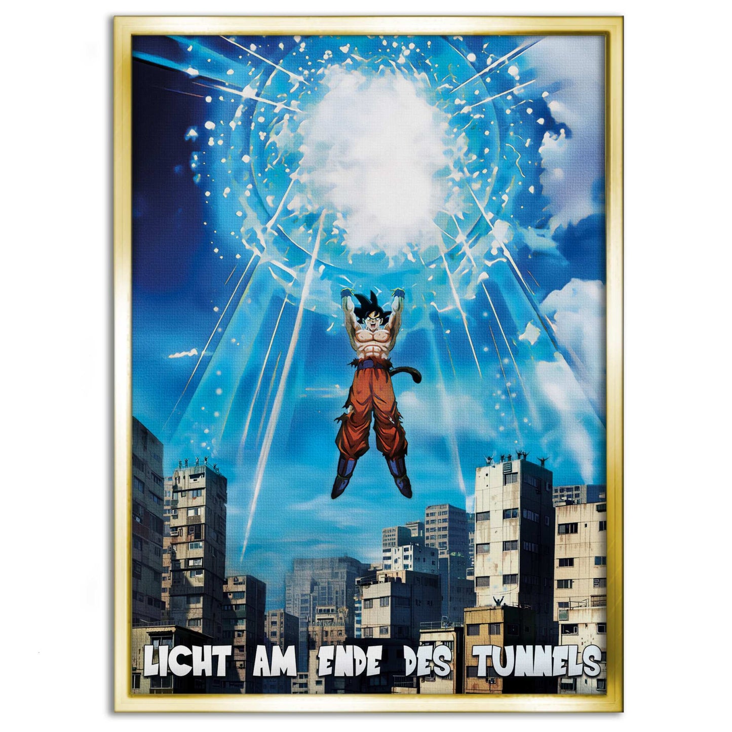Ghetto Genkidama x SHADOW030 - Dragon Ball - Anime Leinwandbild