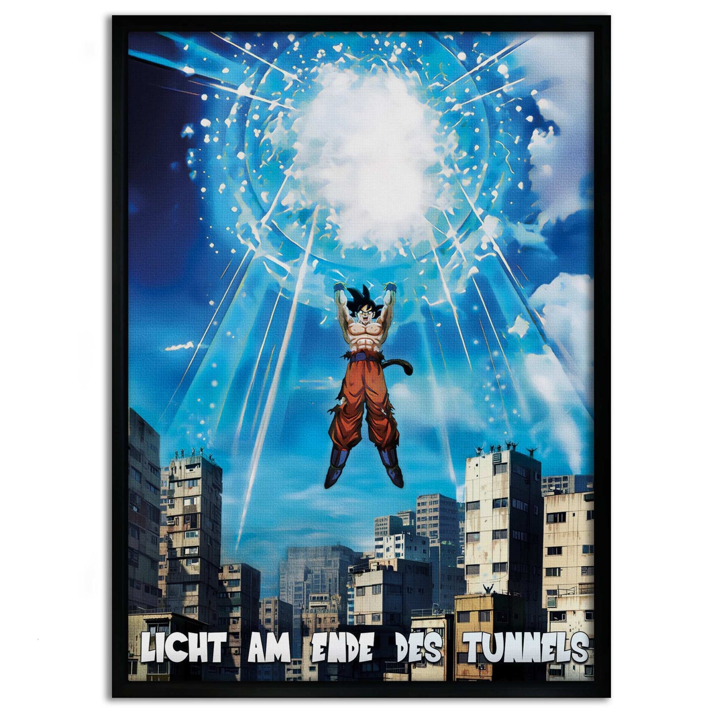Ghetto Genkidama x SHADOW030 - Dragon Ball - Anime Leinwandbild