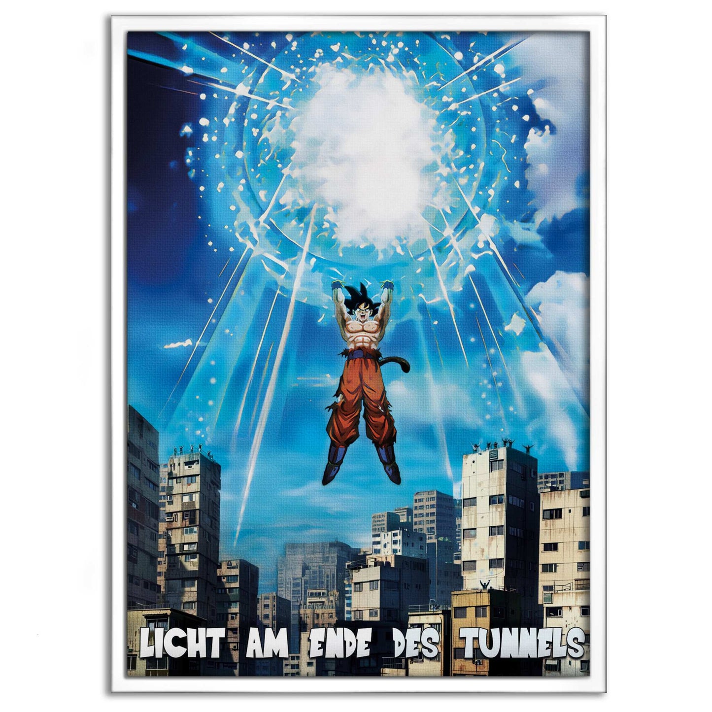 Ghetto Genkidama x SHADOW030 - Dragon Ball - Anime Leinwandbild