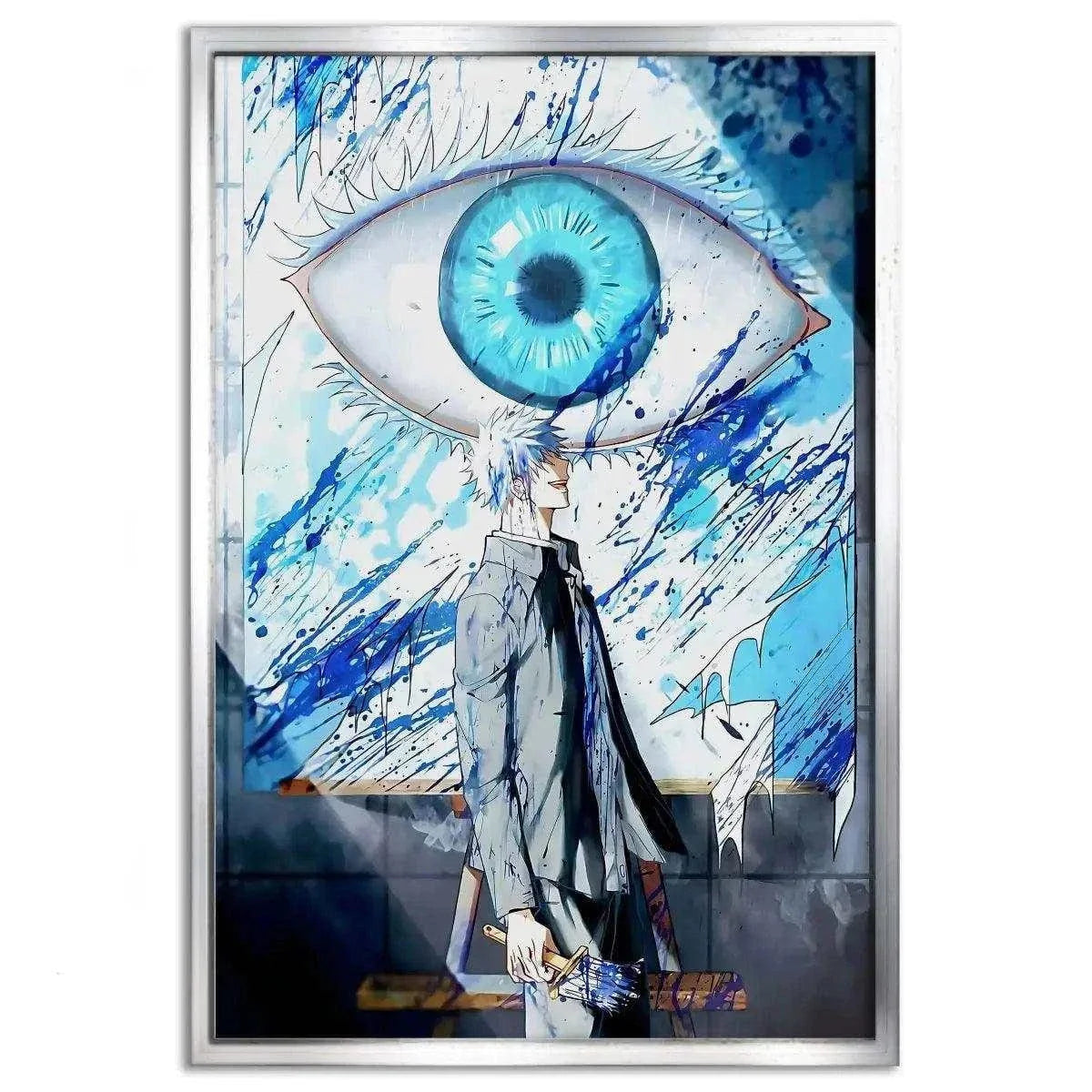 Gojo's Blue Eyes - Jujutsu Kaisen - Anime Leinwandbild
