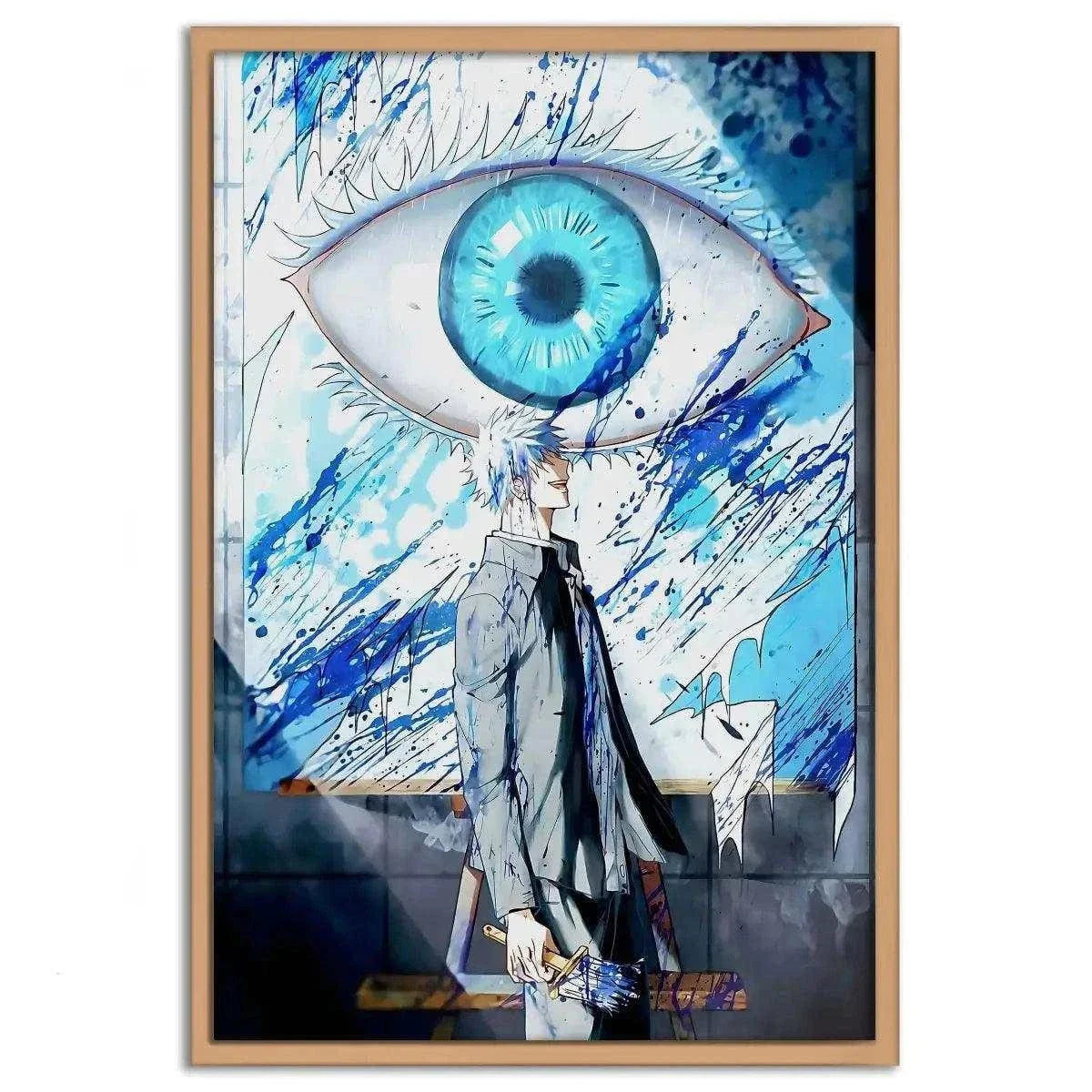 Gojo's Blue Eyes - Jujutsu Kaisen - Anime Leinwandbild