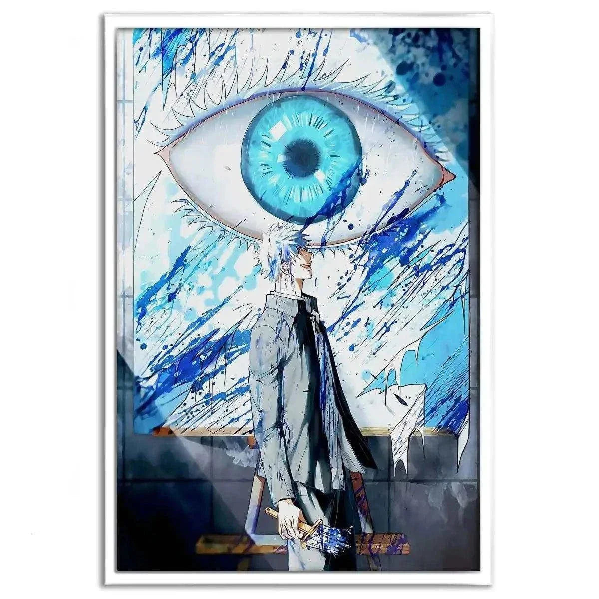 Gojo's Blue Eyes - Jujutsu Kaisen - Anime Leinwandbild
