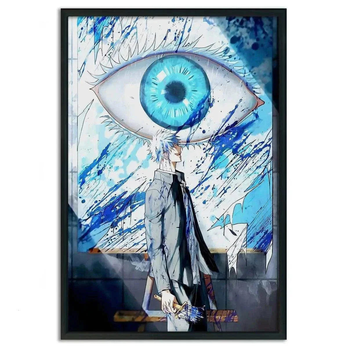 Gojo's Blue Eyes - Jujutsu Kaisen - Anime Leinwandbild