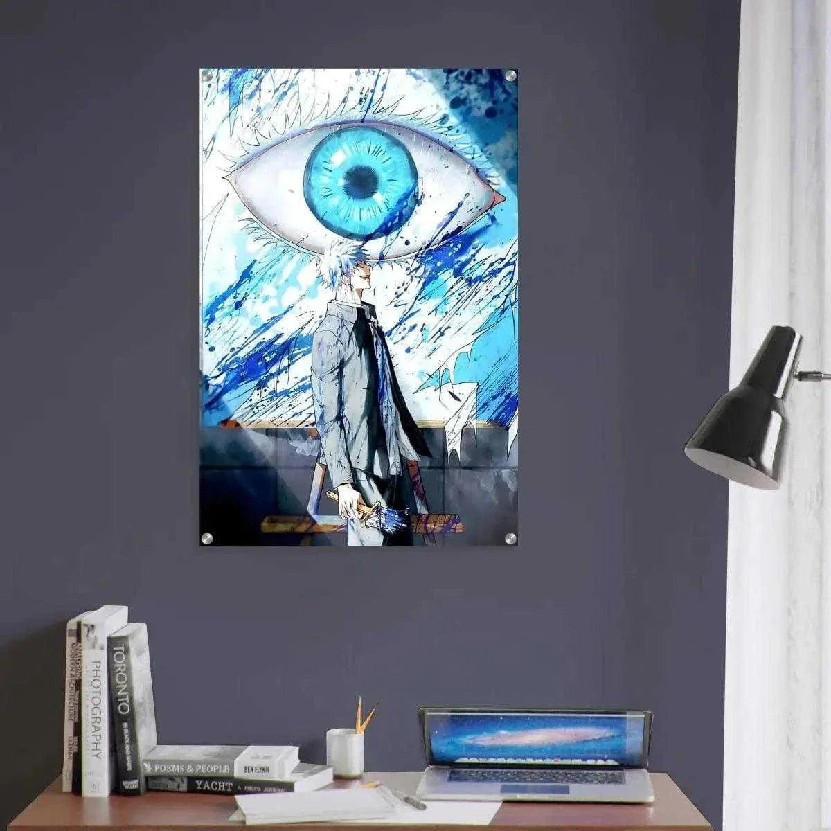 Gojo's Blue Eyes - Jujutsu Kaisen - Anime Leinwandbild
