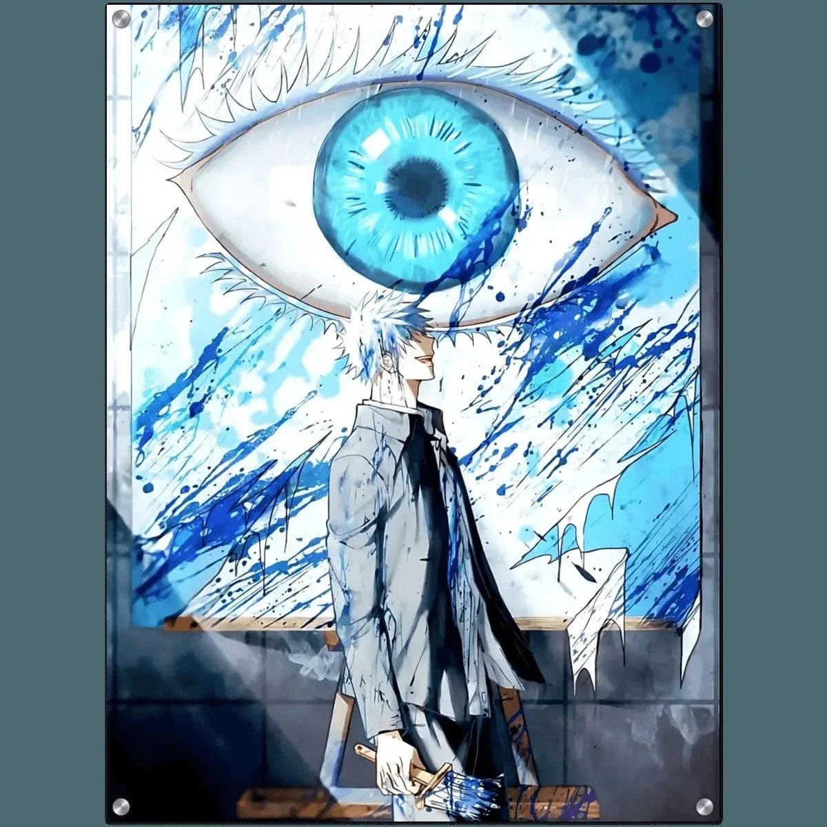 Gojo's Blue Eyes - Jujutsu Kaisen - Anime Leinwandbild