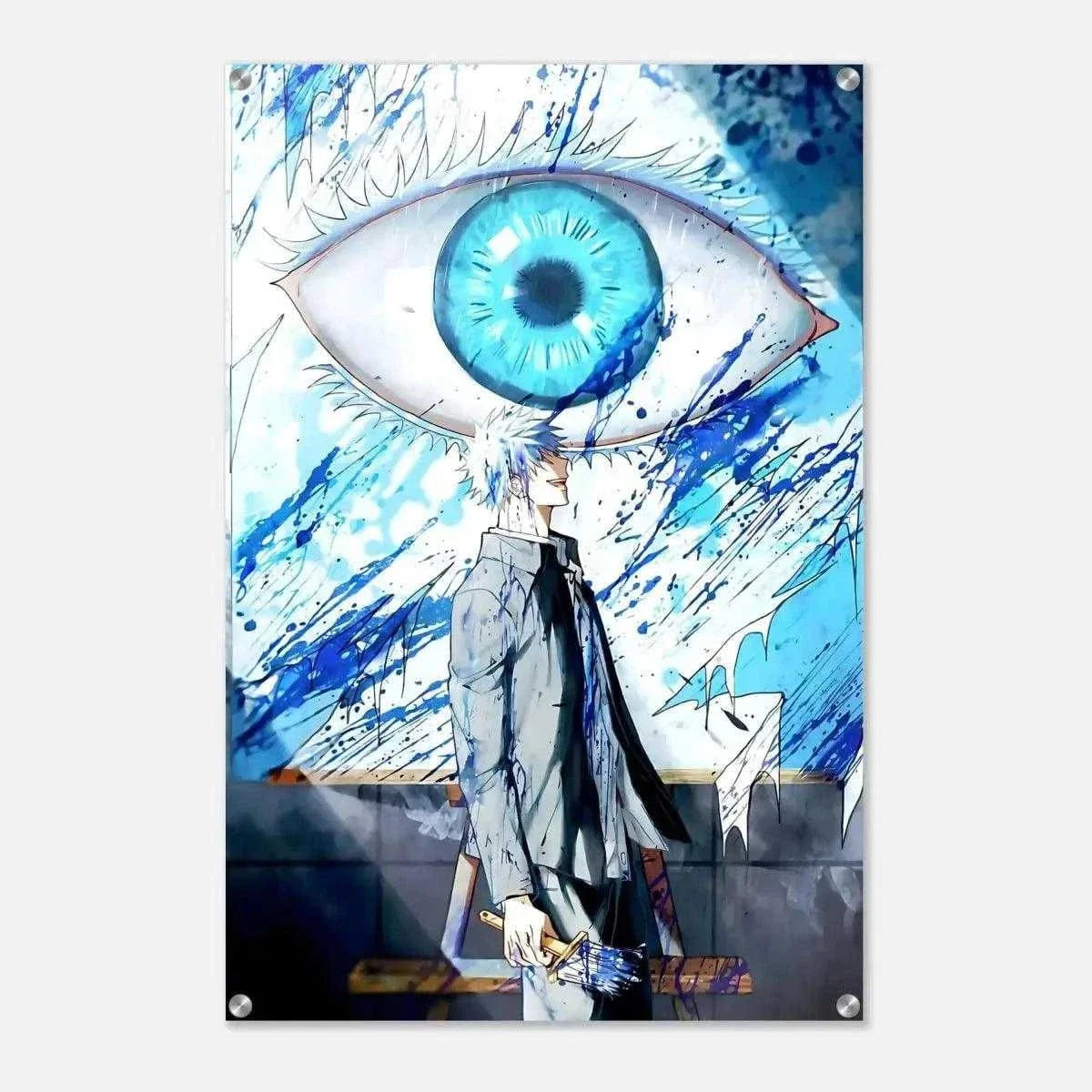 Gojo's Blue Eyes - Jujutsu Kaisen - Anime Leinwandbild