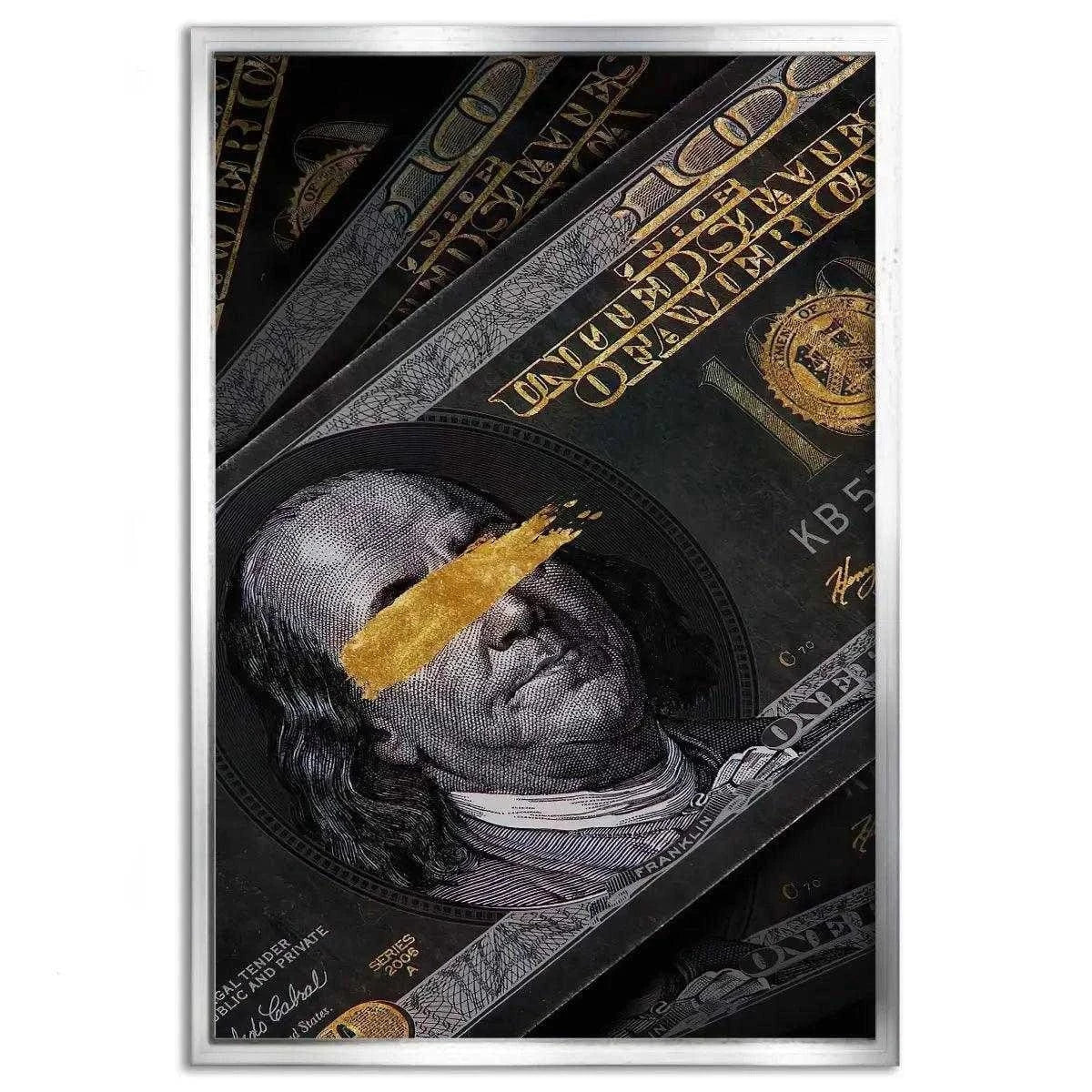 Golden Note - Leinwandbild Luxuriös