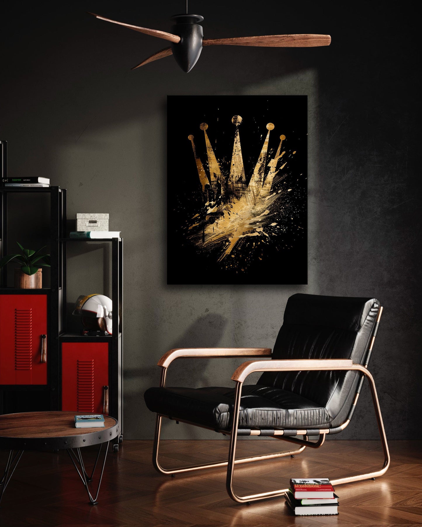 Golden Rolex - Leinwandbild Pop Art / Luxuriös