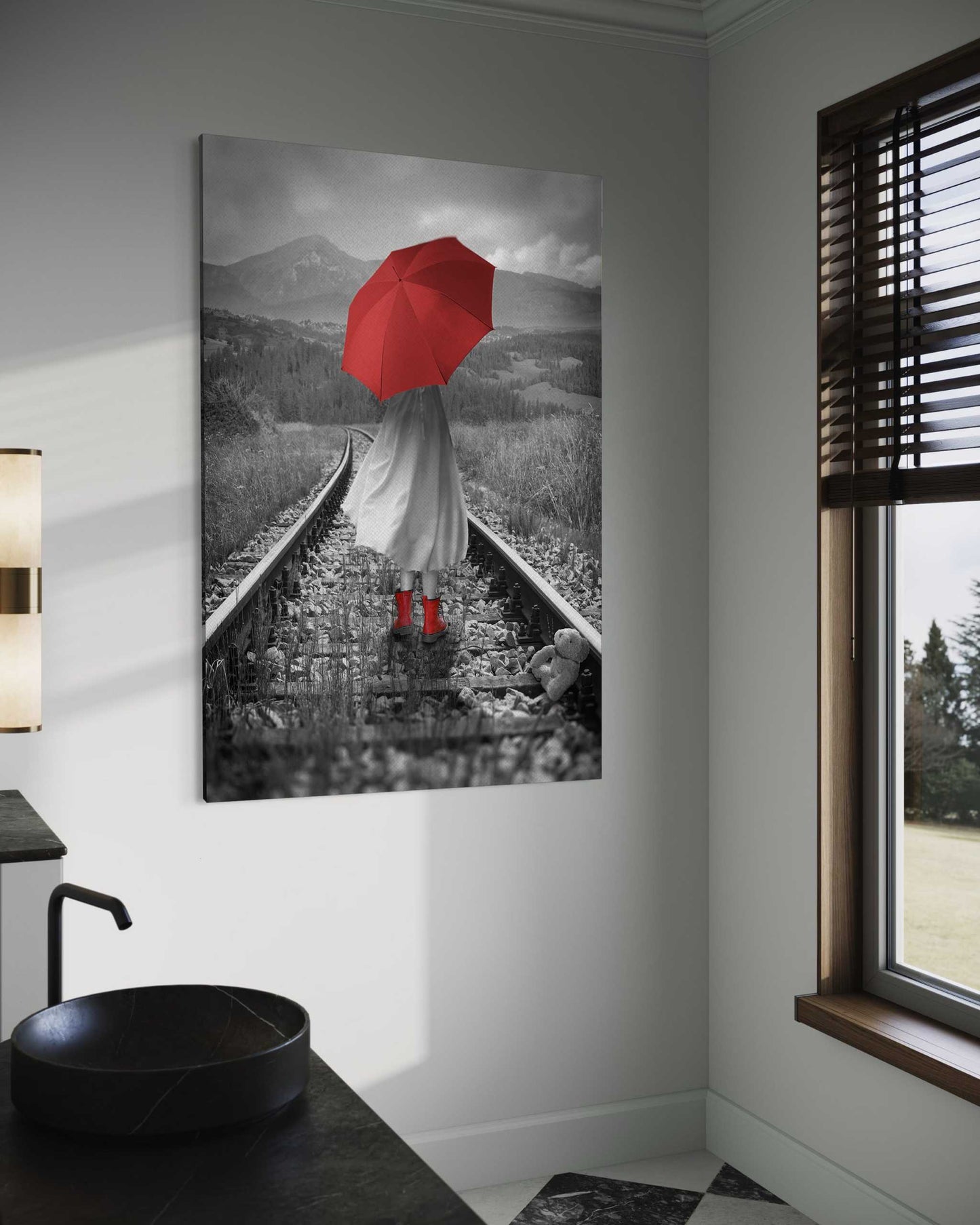 Grow fast - Leinwandbild Stadt
