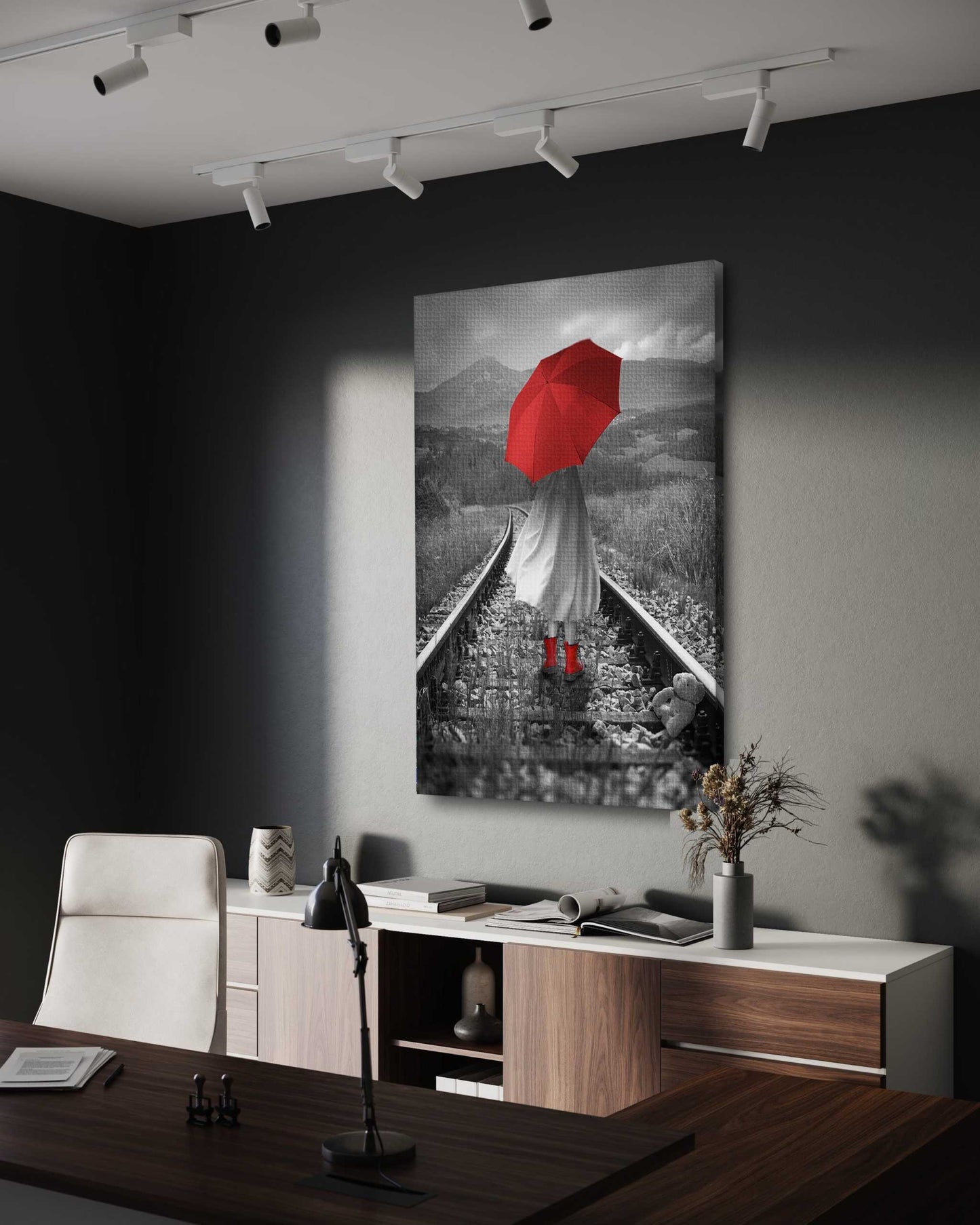Grow fast - Leinwandbild Stadt