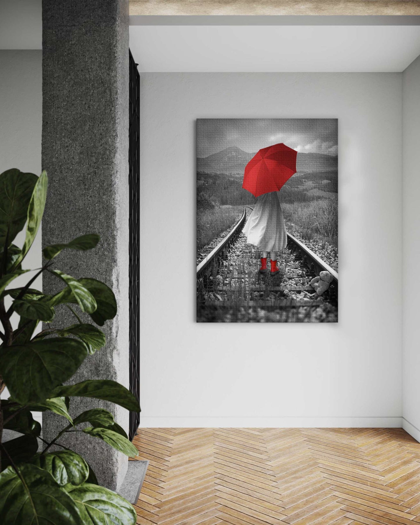 Grow fast - Leinwandbild Stadt