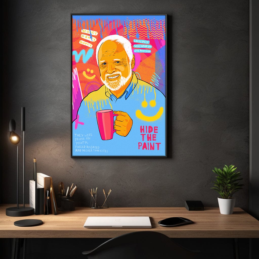 Harold Meme - Leinwandbild Pop Art