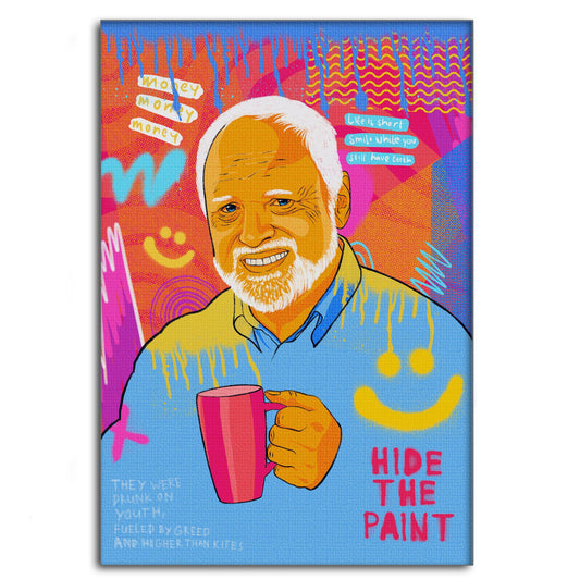 Harold Meme - Leinwandbild Pop Art
