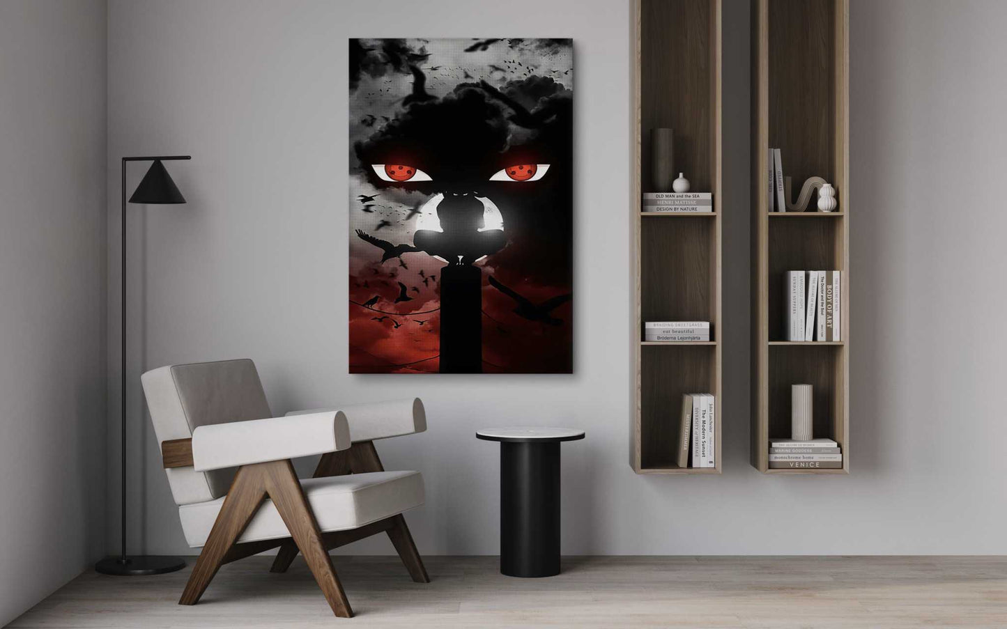 Itachi's Bloody Night - Anime Leinwandbild