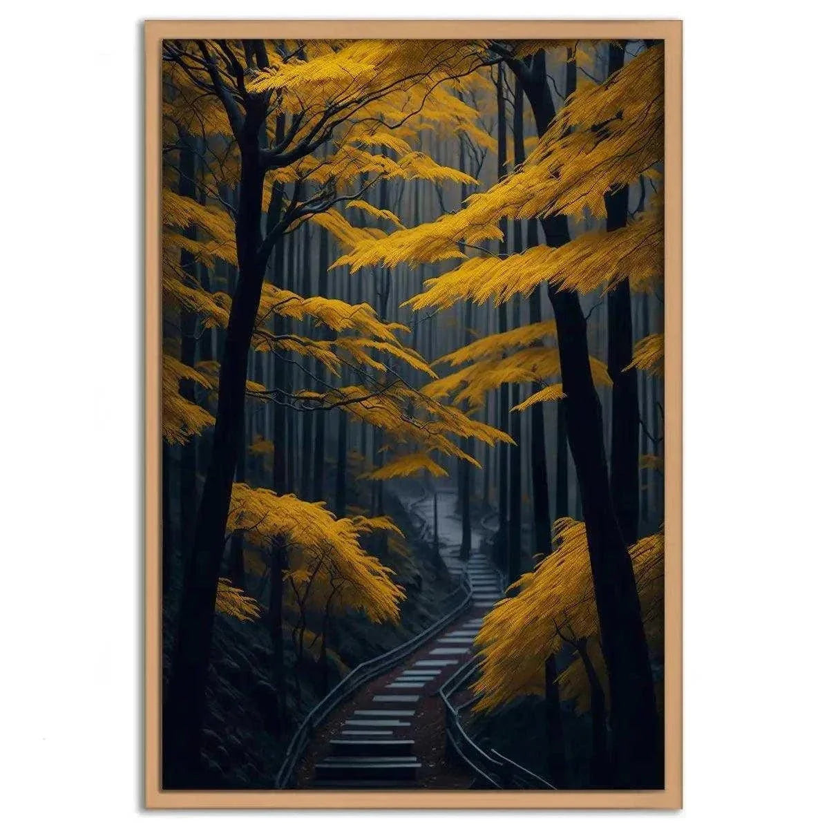 Japan autumn - Leinwandbild Japanisch