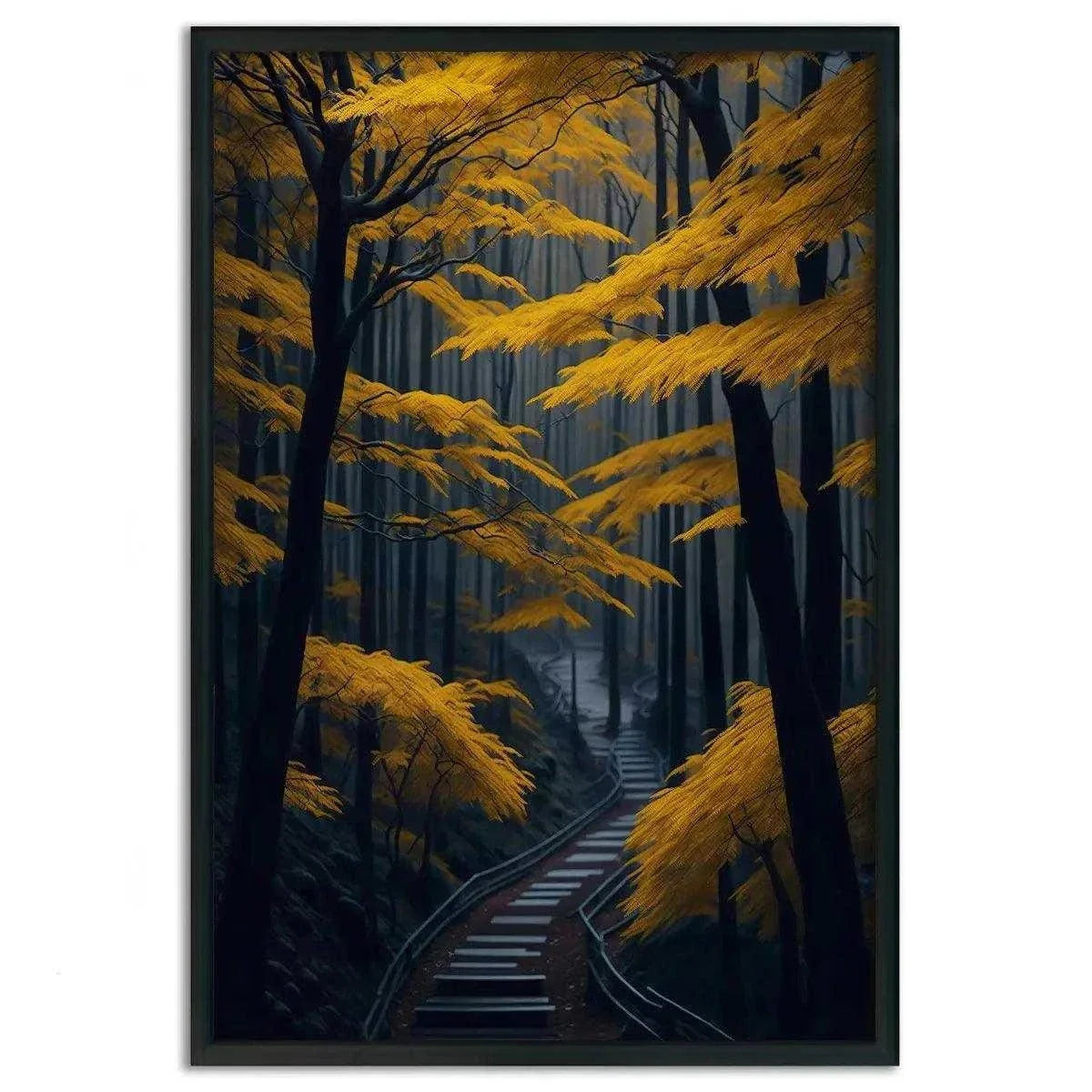 Japan autumn - Leinwandbild Japanisch